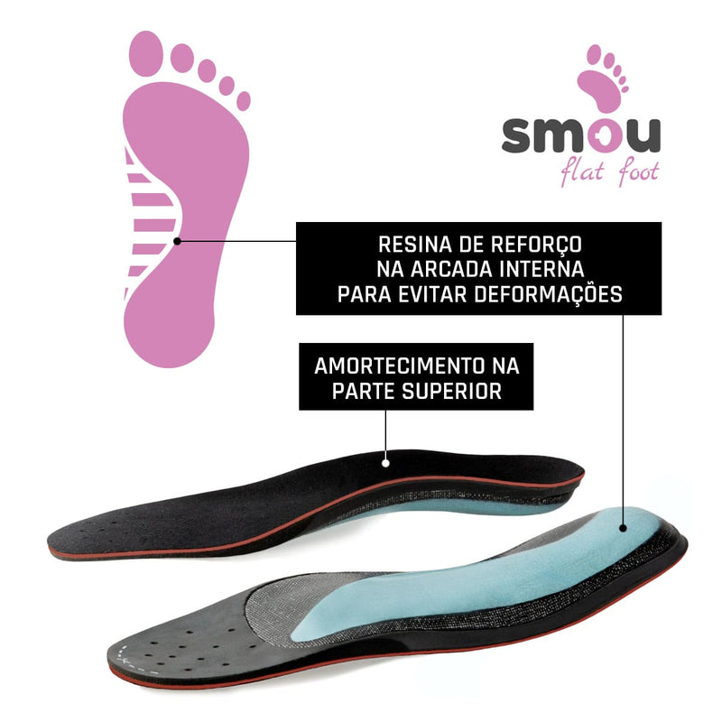 Palmilhas SMOU FLATFOOT - Pé Plano