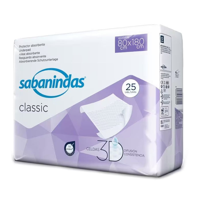 Sabanindas Protector 80x180cm with flaps - Salva Camas