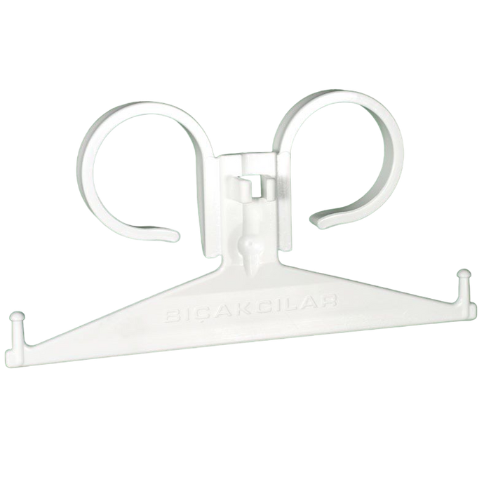 Soporte de plástico para bolsas de orina