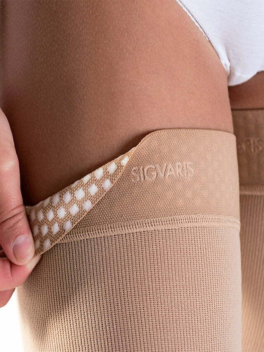Sigvaris COTTON Class II Compression Stockings - THERMOREGULATING - Up to the thigh