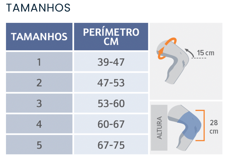 Joelheira Multifuncional de Estabilização UPFIX ORLIMAN UF100