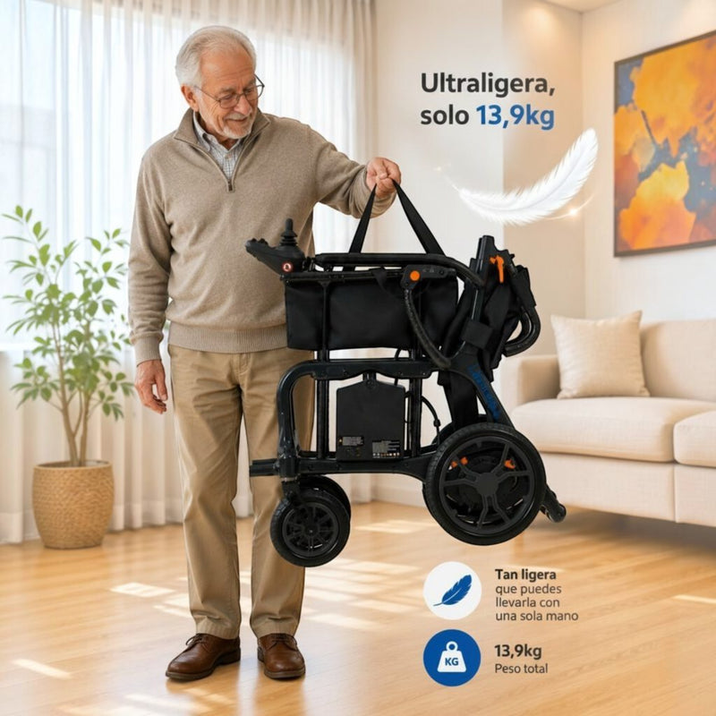 Silla de ruedas eléctrica - Fibra de carbono - KARBON