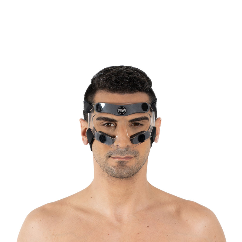 Mascarilla de protección facial (transparente)