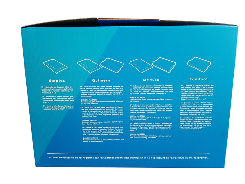 Almohada viscoelástica para dormir - Quimera WATER GEL