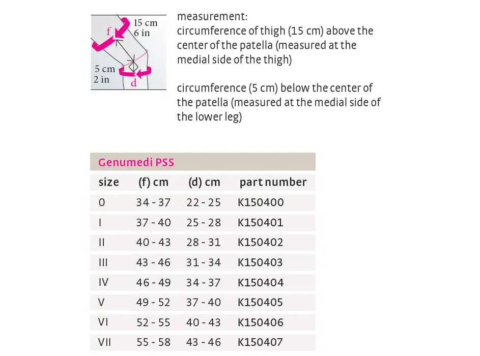 Joelheira Genumedi® PSS - Centralização e suporte rotuliano