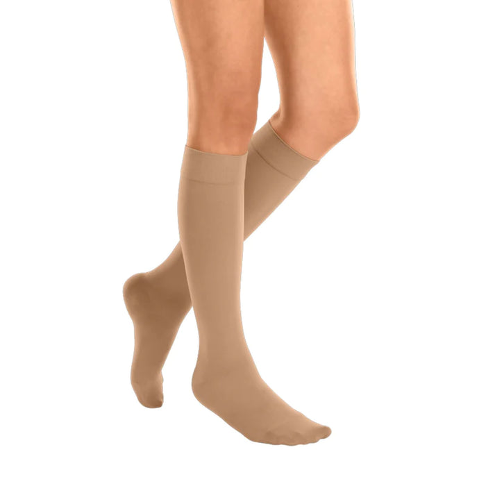 Meias de Compressão mediven COTTON - Até ao joelho - CCL2 - Peles sensíveis