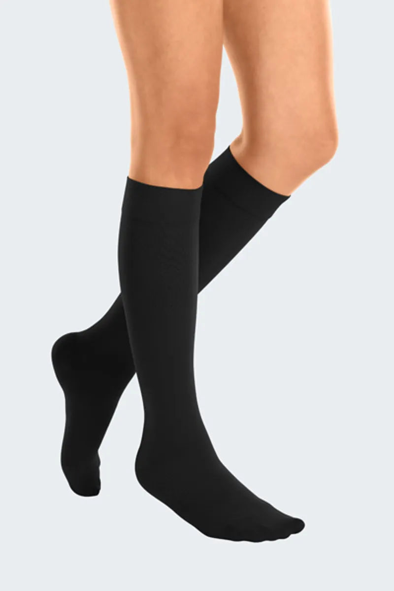 Meias de Compressão mediven COTTON - Até ao joelho - CCL2 - Peles sensíveis