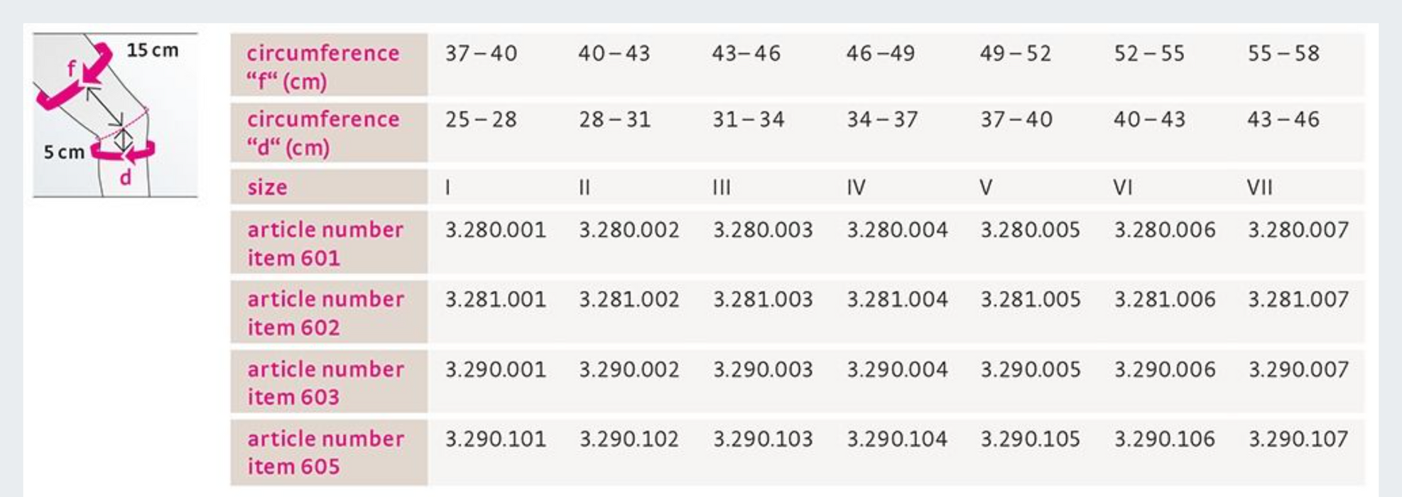 Suporte elástico de Joelho - MEDI 601
