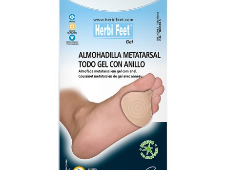 Almofada Metatarsal em Gel com Anel - Ortopedia Almeidas