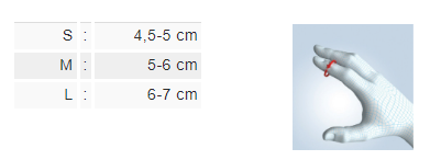 Tala extensora para dedo - ORT03