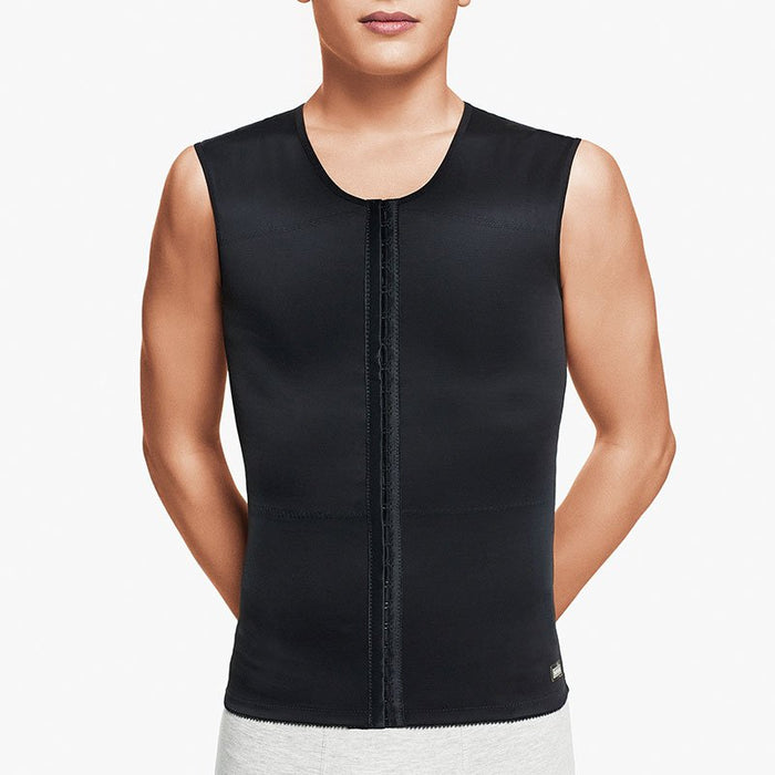 Vest for men with front opening - Post-surgery