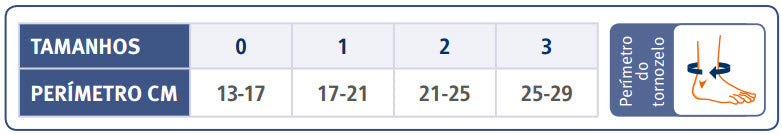 Apoio Pé Pendente com União em Cordão e Gancho - ORLIMAN - Ortopedia Almeidas