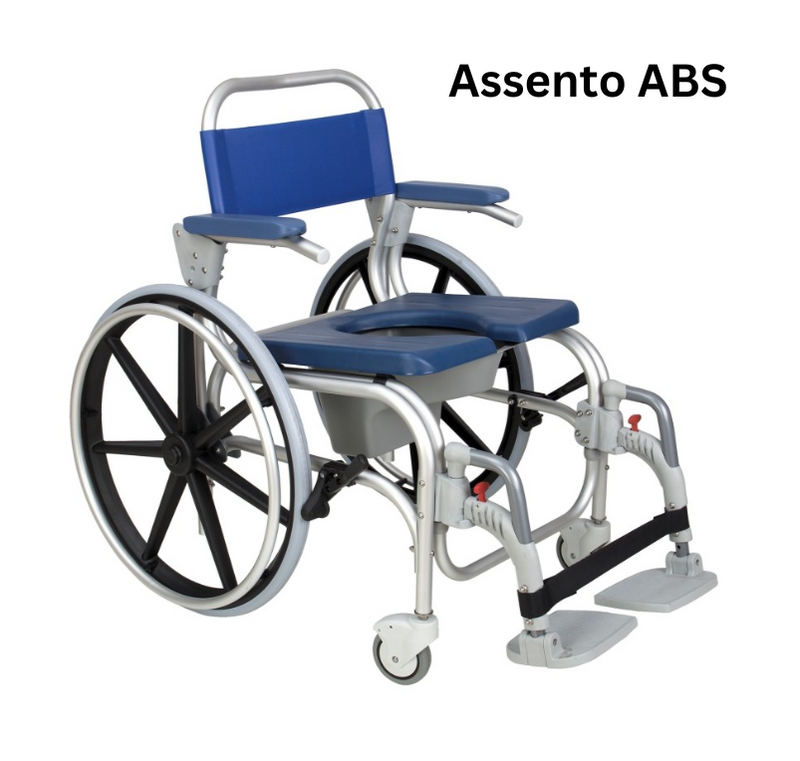 Silla de baño y aseo con ruedas ATLANTIC