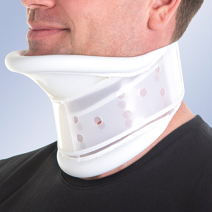 Semi-rigid cervical collar with chin support - ORLIMAN