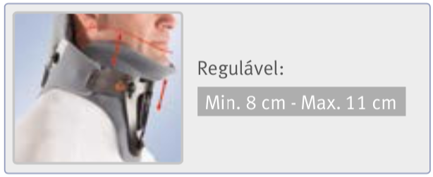Bivalve collar with occipitomental support - ORLIMAN