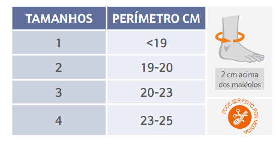 Estabilizador de Tornozelo Valfeet com Placas Termoplásticas