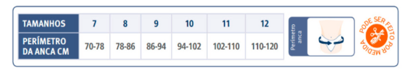 Funda Herniária Inguinal - Fivela