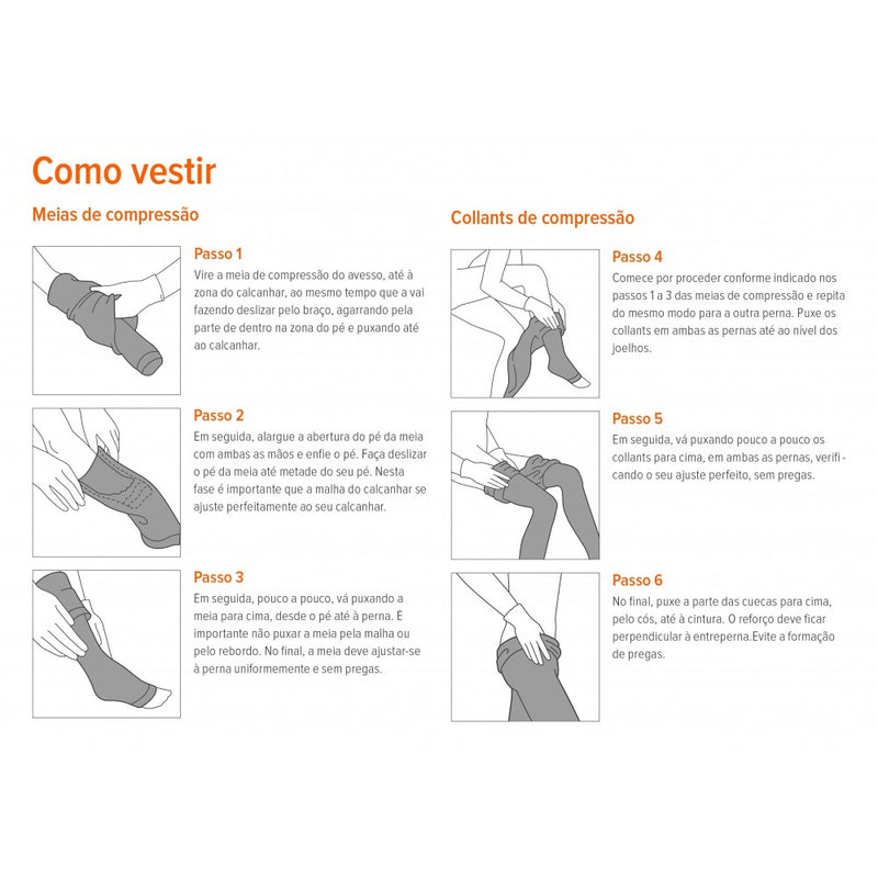 Meia de Compressão Classe II Juzo 2002 - Collant - Ortopedia Almeidas