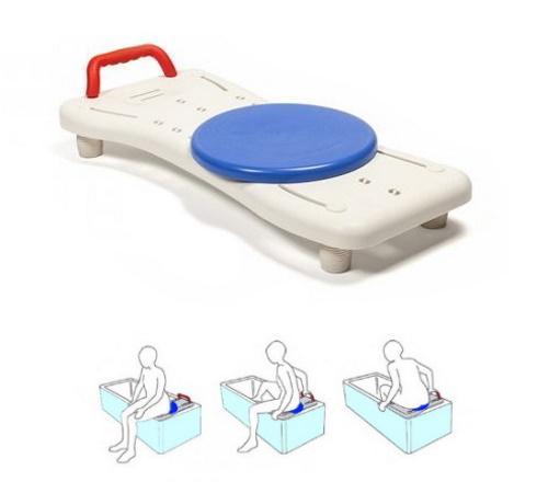 Bathtub board - Rotating disc