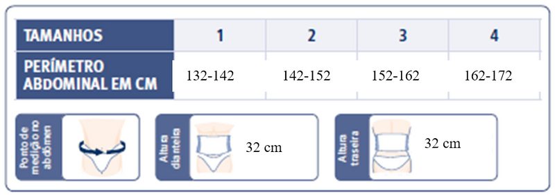 Cinta Sacro Lombar - Tamanhos Grandes - Ortopedia Almeidas