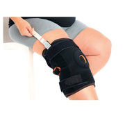 Joelheira Envolvente com Articulações Biaxiais e Estabilizadores Laterais - Tamanhos Grandes - Ortopedia Almeidas