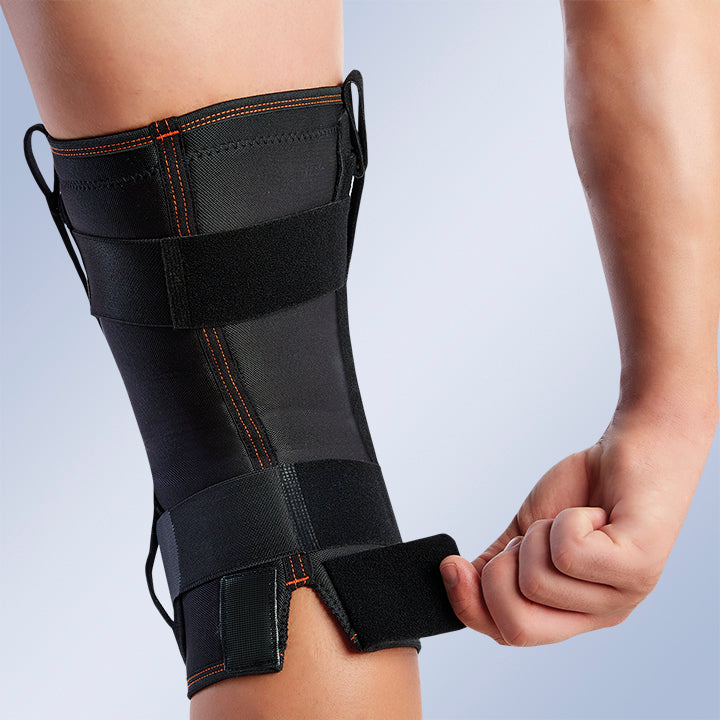 Joelheira Rótula Aberta com Articulações Policêntricas Laterais - ORLIMAN 7104