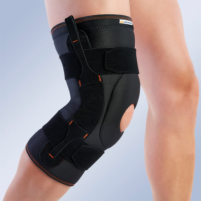 Open Knee Brace with Lateral Polycentric Joints - ORLIMAN 7104A