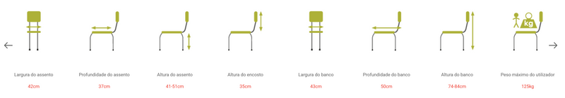 Cadeira de Banho em Ferradura