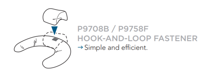 Half-Moon Pillow MicroBolas Anti-Eschars P9705B