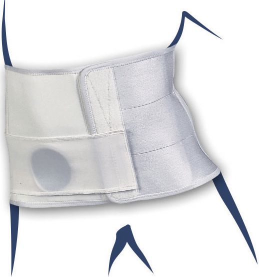 Faixa Abdominal para Colostomia com Orificio - 3 bandas
