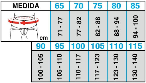 Cinta de Contenção Abdominal de Hérnias – ERNIABLOCK Mulher