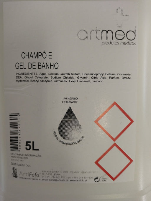 Champô/Gel de Banho - 5L - Ortopedia Almeidas