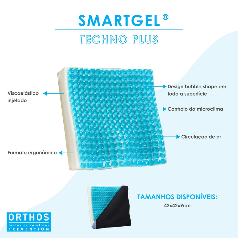 Almofada Smart Gel e Viscoelástico - Anti-escaras