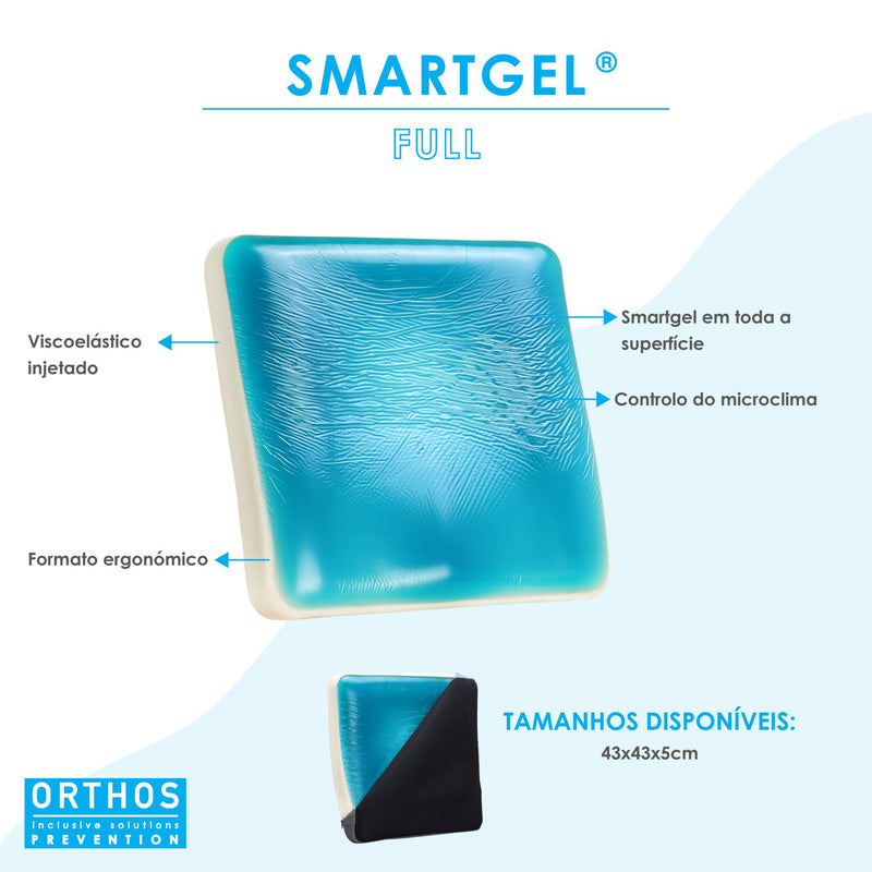 Almofada Smart Gel e Viscoelástico - Anti-escaras