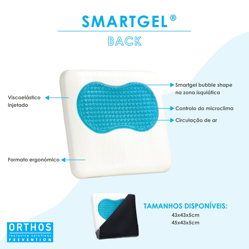 Almofada Smart Gel e Viscoelástico - Anti-escaras