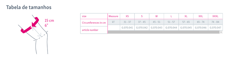 Joelheira Stabimed® - Limitação de flexão-extensão