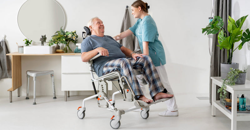 Cadeira Basculante Sanitária e de Banho - ETAC MOBILE TILT-2