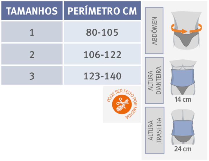 Faixa Abdominal Pré-Natal - Ortopedia Almeidas