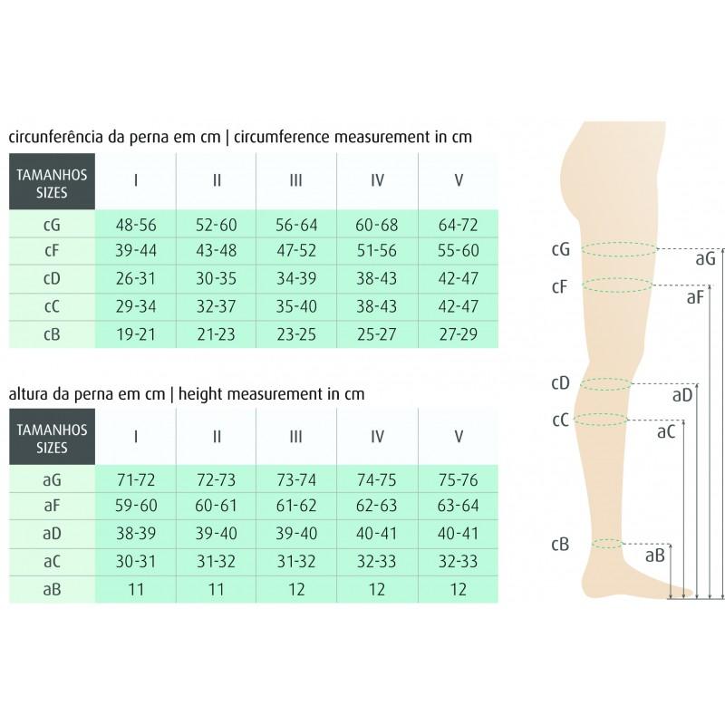 Meia de Compressão Classe II Nursing MN43 - Collant