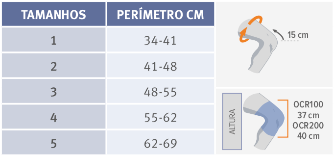 Ortótese Funcional para o Joelho (37 cm) - Ortopedia Almeidas