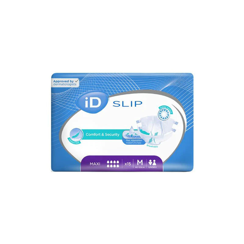Fraldas iD Expert slip MAXI - 8 gotas