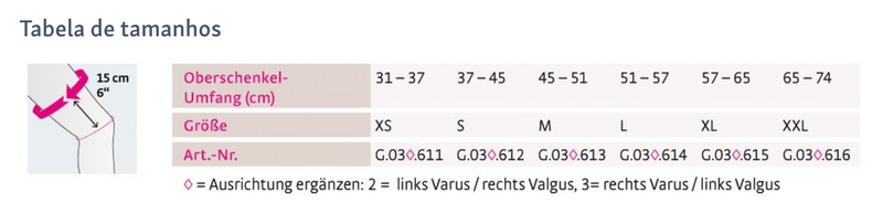 Joelheira medi soft®OA Light - Osteoartrose